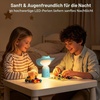 Gritin Nachtlicht LED Nachttischlampe Aufladbar Original Design Cowboyhut(Blau)