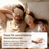 Gritin Schlafmaske für Seitenschläfer Damen & Herren 3D Bequem Schlafbrille(Braun)