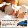 Gritin Schlafmaske für Seitenschläfer Damen & Herren 3D Bequem Schlafbrille(Braun)
