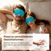 Gritin Schlafmaske für Seitenschläfer Damen & Herren 3D Bequem Schlafbrille(Dunkelcyan)