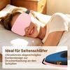 Gritin Schlafmaske für Seitenschläfer Damen & Herren 3D Bequem Schlafbrille(Rosa)