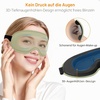 Gritin Schlafmaske für Seitenschläfer Herren & Damen Bequem 3D Schlafbrille(Hellgrün)