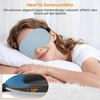 Gritin Schlafmaske für Seitenschläfer Herren & Damen Bequem 3D Schlafbrille(Himmelblau)