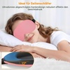 Gritin Schlafmaske für Seitenschläfer Herren & Damen Bequem 3D Schlafbrille(Rosa)