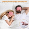 Gritin Schlafmaske für Seitenschläfer Herren & Damen Bequem 3D Schlafbrille(Rosa)