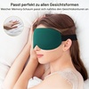 Gritin Schlafmaske für Seitenschläfer, Upgrade 3D Augenhöhlen Schlafbrille(Dunkelcyan)