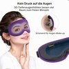 Gritin Schlafmaske für Seitenschläfer, Upgrade 3D Augenhöhlen Schlafbrille(Dunkelviolett)