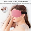 Gritin Schlafmaske für Seitenschläfer, Upgrade 3D Augenhöhlen Schlafbrille(Rosa)