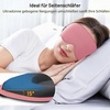 Gritin Schlafmaske für Seitenschläfer, Upgrade 3D Augenhöhlen Schlafbrille(Rosa)