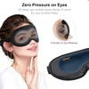 Gritin Schlafmaske für Seitenschläfer, Upgrade 3D Augenhöhlen Schlafbrille(Schwarz)