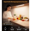 Gritin Schrankbeleuchtung Unterbauleuchte Küche mit Torch, 37,3 cm/2er Pack(Silber)