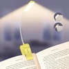 Gritin 2026 Gen 2 Leselampe Buch Klemme 30 Augenschonende Vollspektrum-LEDs(Cremegelb)