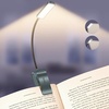 Gritin 2026 Gen 2 Leselampe Buch Klemme 30 Augenschonende Vollspektrum-LEDs(Meeresblau)