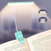 Gritin 2026 Gen 2 Leselampe Buch Klemme 32 Augenschonende Vollspektrum-LEDs(Blau)