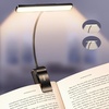Gritin 2026 Gen 2 Leselampe Buch Klemme 32 Augenschonende Vollspektrum-LEDs(Schwarz)