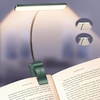 Gritin 2026 Gen 2 Leselampe Buch Klemme 32 Augenschonende Vollspektrum-LEDs(Waldgrün)