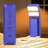 Gritin 2026 Gen 3 Leselampe Buch Klemme mit 14 Augenpflege Vollspektrum LED(Dunkelblau)
