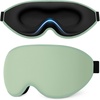 Gritin 3D Schlafmaske für Seitenschläfer Upgrade Augenmaske Herren & Frauen(Cyan)