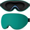 Gritin 3D Schlafmaske für Seitenschläfer Upgrade Augenmaske Herren & Frauen(Dunkelcyan)