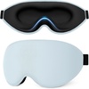 Gritin 3D Schlafmaske für Seitenschläfer Upgrade Augenmaske Herren & Frauen(Himmelblau)