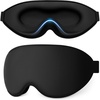 Gritin 3D Schlafmaske für Seitenschläfer Upgrade Augenmaske Herren & Frauen(Schwarz)