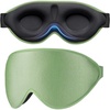 Gritin Schlafmaske für Seitenschläfer 3D Schlafbrille Bequem(Lichtgrün)