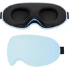 Gritin Schlafmaske für Seitenschläfer Damen & Herren 3D Bequem Schlafbrille(Himmelblau)