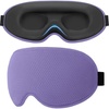 Gritin Schlafmaske für Seitenschläfer Herren & Damen Bequem 3D Schlafbrille(Mittelviolett)