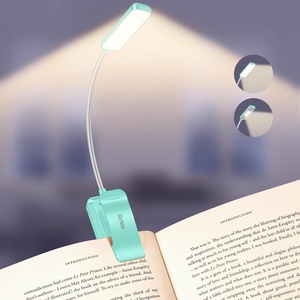 Gritin 2026 Gen 2 Leselampe Buch Klemme 30 Augenschonende Vollspektrum-LEDs(Blau)
