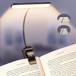 Gritin 2026 Gen 2 Leselampe Buch Klemme 32 Augenschonende Vollspektrum-LEDs(Schwarz)