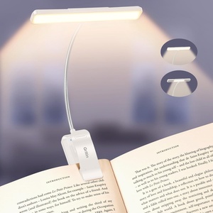 Gritin 2026 Gen 2 Leselampe Buch Klemme 32 Augenschonende Vollspektrum-LEDs(Weiß)