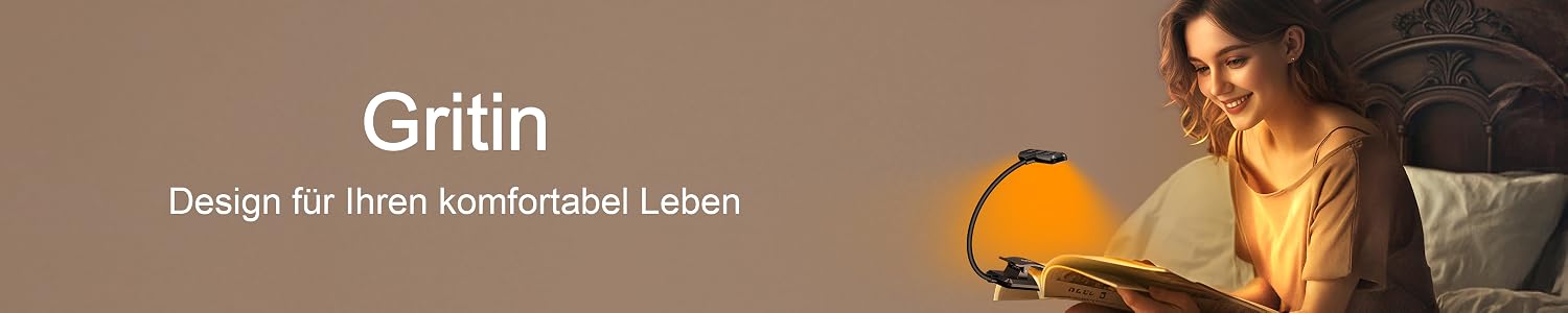 Gritin | LED Lampen, Clip-On Lampen und Unterbauleuchten für Heim und Büro